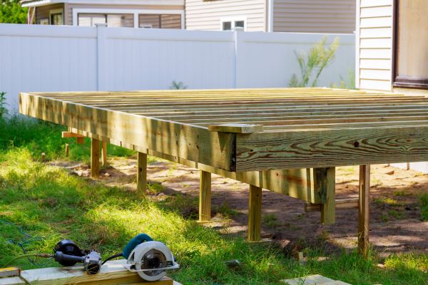 Elevated Deck Installation in Goldsboro