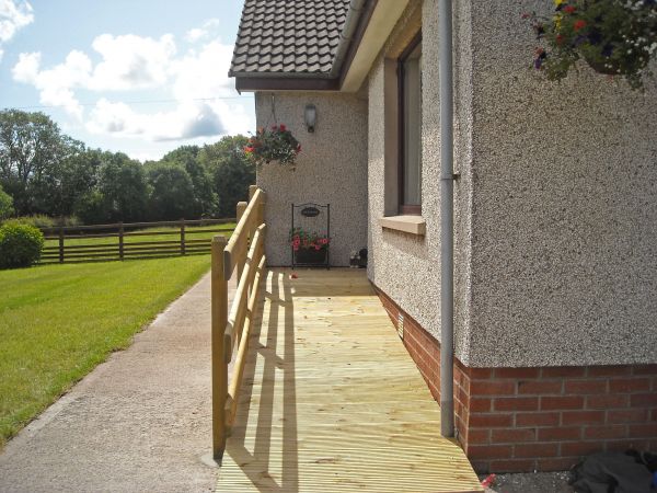 Hardwood Ramp Installation in Goldsboro